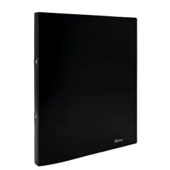 Ντοσιέ metron πλαστικό a4 2cm 2 κρίκοι μαύρο - Metron