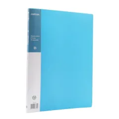 Ντοσιέ με ζελατίνες metron 10 φύλλα pastel μπλε - Metron