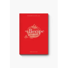 σημειωματάριο adbook my recipe journal 17x25cm red - Adbook