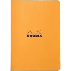 σημειωματάριο rhodia ριγέ a5 πορτοκαλί 14.8x21cm - Rhodia