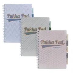 τετράδιο σπιράλ pukka pad haze blue α4 5 θέματα - Pukka pad
