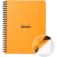 τετράδιο σπιράλ rhodia ριγέ α5 80 φύλλα 16x21cm - Rhodia