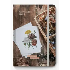 Ημερολόγιο ημερήσιο adbook 2026 aesthetic 14x21cm καλάθι - Adbook
