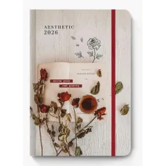 Ημερολόγιο ημερήσιο adbook 2026 aesthetic 14x21cm βιβλίο - Adbook