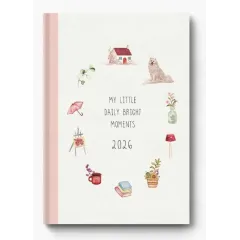 Ημερολόγιο ημερήσιο adbook 2026 cosy 14x21cm σκύλος - Adbook