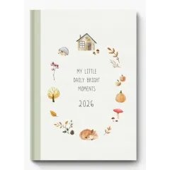 Ημερολόγιο ημερήσιο adbook 2026 cosy 17x25cm ελάφι - Adbook
