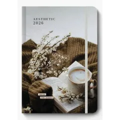 Ημερολόγιο ημερήσιο adbook 2026 aesthetic 9x13cm savor the moment - Adbook