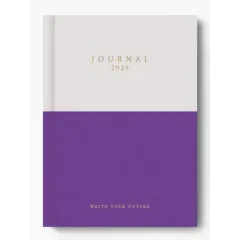 Ημερολόγιο ημερήσιο adbook 2026 journal 12x17cm purple - Adbook