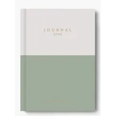 Ημερολόγιο ημερήσιο adbook 2026 journal 12x17cm sage leaf - Adbook