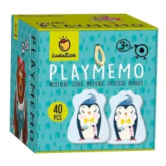 Επιτραπέζιο παιχνίδι ludattica play memo jobs 40 τεμάχια 3+ - Ludaticca