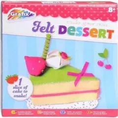Δημιουργικό σετ χειροτεχνίας με τσόχα grafix desserts 6+ - Grafix
