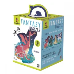 παζλ ludattica fantasy dragon 100 κομμάτια 5+ - Ludaticca