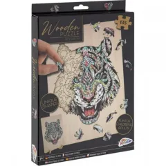 παζλ ξύλινο moxy 30x22cm tiger 132 κομμάτια 7+ - Moxy