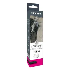 Κάρβουνα lyra charcoal thick 7-9mm συσκευασία 5 τεμαχίων - Lyra
