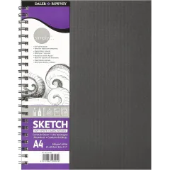 Μπλοκ σχεδίου sketchbook α4 daler rowney 100gr 54 φύλλα σπιράλ - Daler rowney