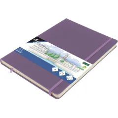Μπλοκ σχεδίου kangaro sketchbook α4 160 σελίδες 140gr heather purple - Kangaro