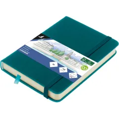 Μπλοκ σχεδίου kangaro sketchbook α6 160 σελίδες 140gr dark turquoise - Kangaro
