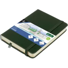 Μπλοκ σχεδίου kangaro sketchbook α6 160 σελίδες 140gr forest green - Kangaro