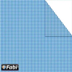 χαρτόνι διπλής οψης fabi 50x70cm 220 gr. μίνι καρό μπλε - Fabi
