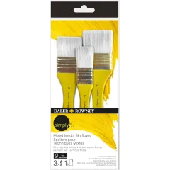 σετ πινέλα daler rowney mixed media skyflows 3 τεμάχια - Daler rowney