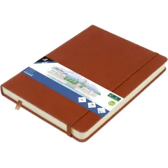 Μπλοκ σχεδίου kangaro sketchbook α5 160 σελίδες 140gr cognac - Kangaro