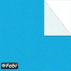 χαρτόνι fabi 50x70cm mίνι πουά γαλάζιο - Fabi