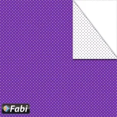 χαρτόνι fabi 50x70cm mίνι πουά μωβ - Fabi