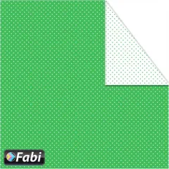 χαρτόνι fabi 50x70cm mίνι πουά πράσινο - Fabi