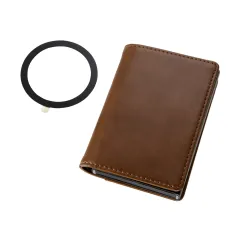 Θήκη καρτών και πορτοφόλι troika sherlock home magsafe brown - Troika