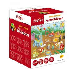 Wood & puzzle ludattica my bulldozer 24 τεμάχια 3+ - Ludaticca
