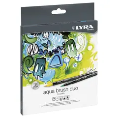 Μαρκαδόροι lyra aqua brush duo 12 τεμάχια 6521120 - Lyra