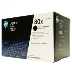 Toner hp cf280xd 80xd black  dual pack - Hp