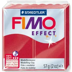 πηλός fimo effect 57gr. metallic ruby red 28 - Staedtler