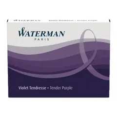Αμπούλες waterman ink 6 τεμάχια mini int'l cartridges purple - Waterman
