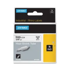 Κασέτα ετικετογράφου dymo rhino 6mmx1.5m heat shrink tube white - Dymo