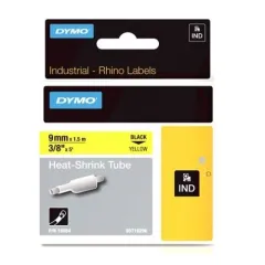 Κασέτα ετικετογράφου dymo rhino 9mmx1.5m heat shrink tube yellow - Dymo