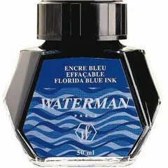 Μελάνι waterman ink 50ml bottle florida blue - Waterman