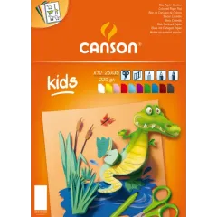 Μπλοκ canson kids 25x35cm 220gr. 9 φύλλα - Canson