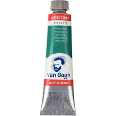 Ακρυλικό χρώμα talens van gogh 40ml 675 pthalo green - Talens