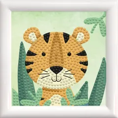 Κατασκευή diamond dotz woodland tiger with frame 8+ - Diamond dotz