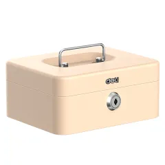ταμείο μεταλλικό deli 9x20x16cm cashmere - Deli