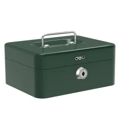 ταμείο μεταλλικό deli 9x20x16cm πράσινο - Deli