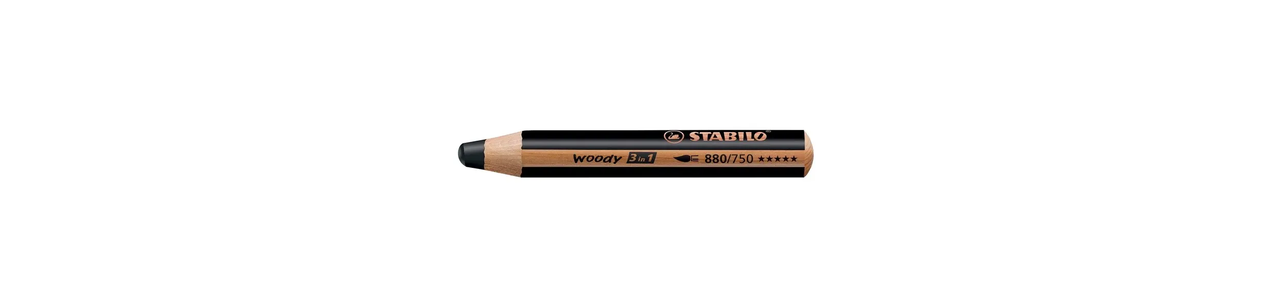 Μολύβι stabilo woody 880/750 μαύρο - Stabilo