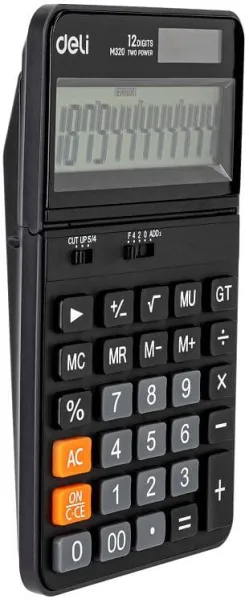 Αριθμομηχανή deli m320 12 ψηφίων - Deli