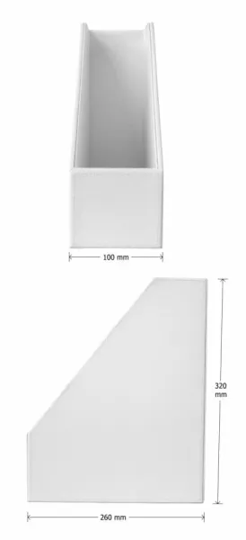 Box osco δερματίνη λευκή 3465 - Osco