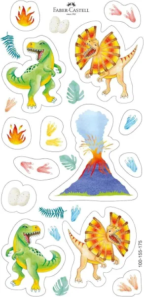 Ξυλομπογιές faber castell dinosaur colour grip 10+3 - Faber castell