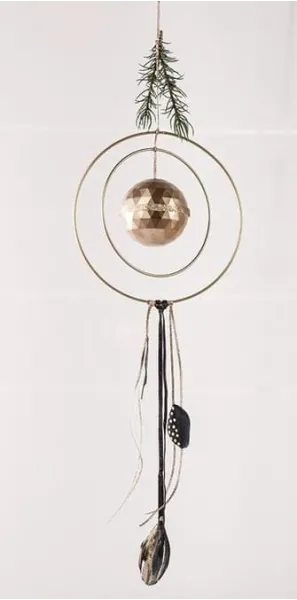 στεφάνι μεταλλικό rayher φ20cm λευκό - Rayher