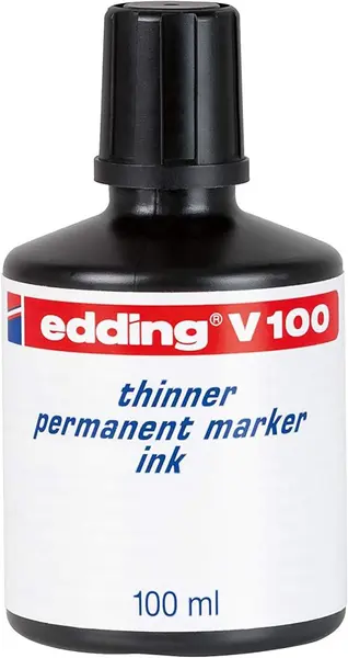 Διαλυτικό μελανιών edding v-100 thinner permanent marker ink 100ml - Edding