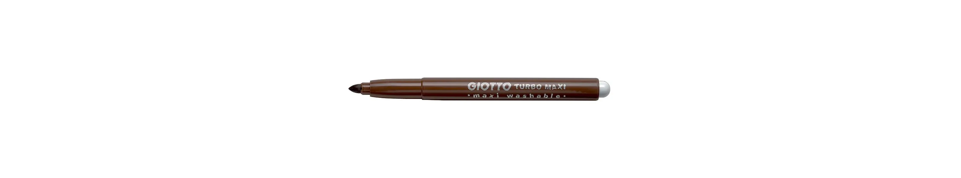 Μαρκαδόροι giotto turbomaxi καφέ 12 τεμάχια - Giotto