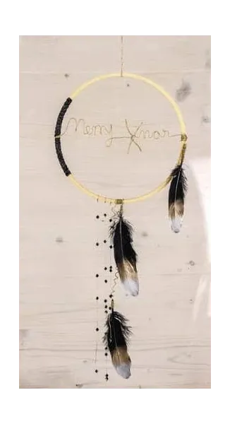 φτερά rayher 15-20cm χρυσό/ασημί/μαύρο 3 τεμάχια - Rayher